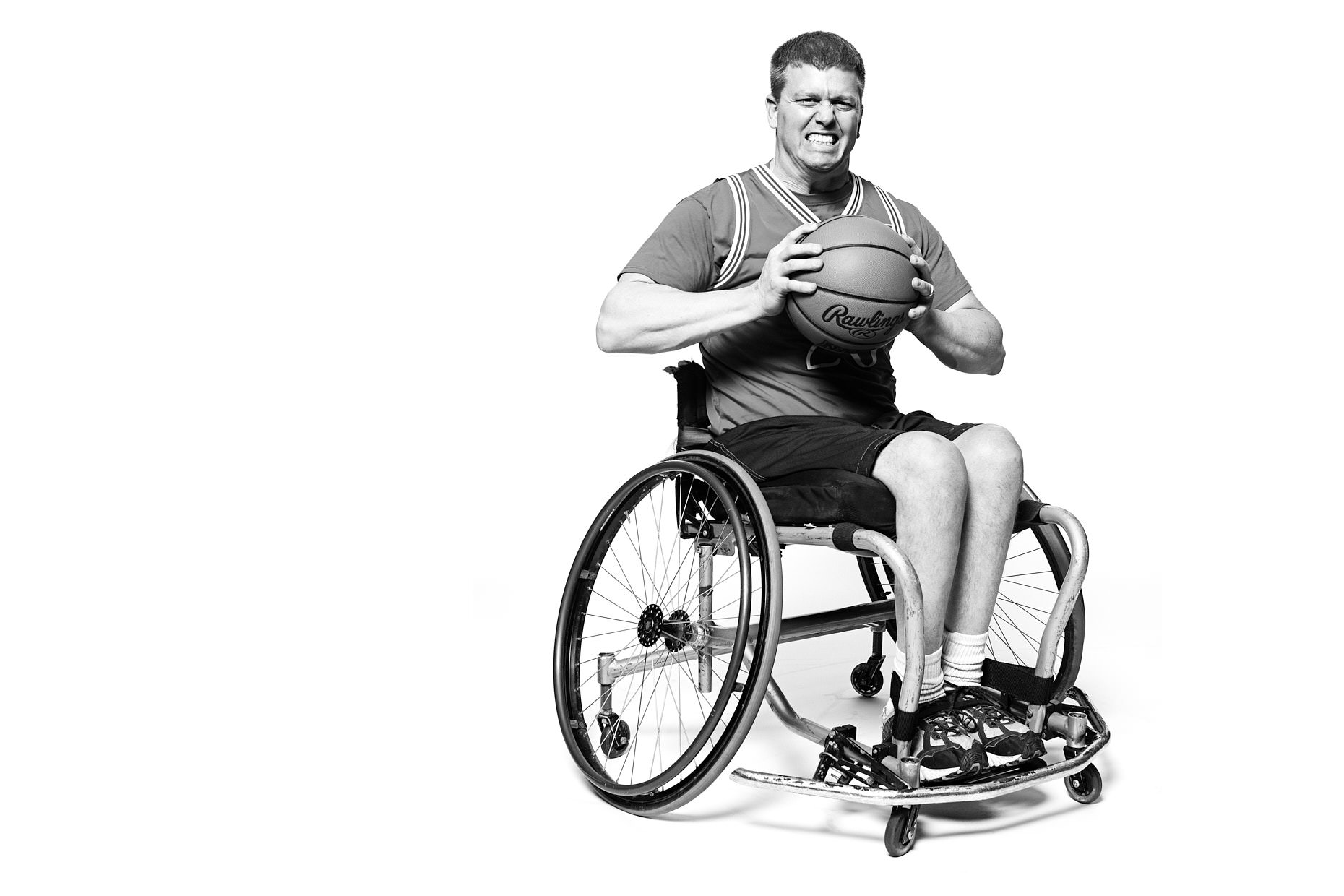 Jason Tracy - Location Portrait Photographer Kansas City - KC Treadz Wheelchair Basketball Player